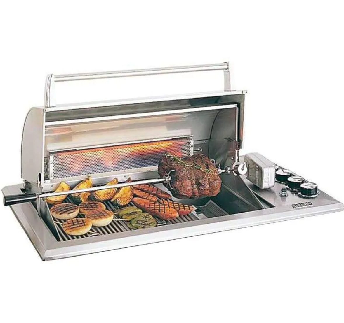 Fire Magic Classic Built-In Natural GAS Power Burner w/ Stainless Steel Grid - 19-KB1N-0 - Fire Magic Grills