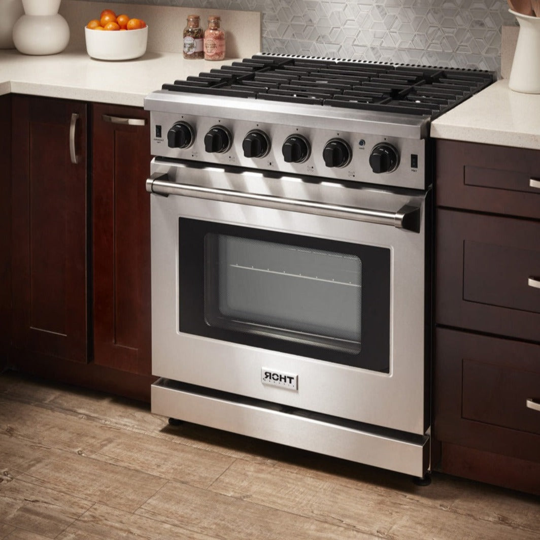 Thor Kitchen 30 Freestanding Professional Gas Range in Stainless Steel