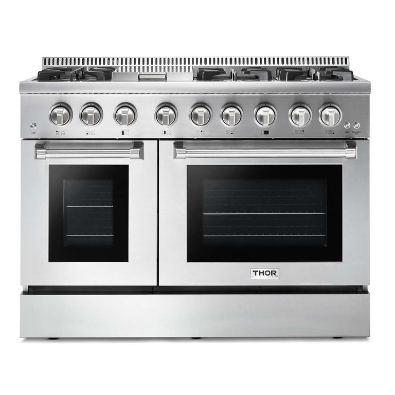 Vertical 6 burners electric stove with oven stainless steel body