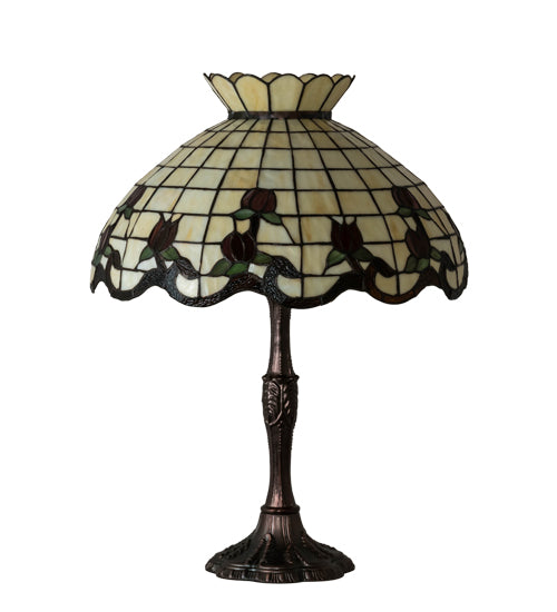 Meyda  26" High Roseborder Table Lamp - 104175