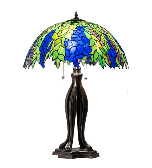 Meyda  30" High Tiffany Honey Locust Table Lamp- 149748