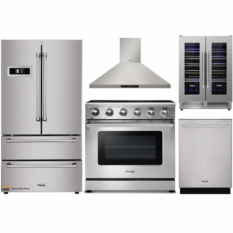 36 Inch Professional Range Hood, 11 Inches Tall in Stainless Steel (duct  cover sold separately) - THOR Kitchen