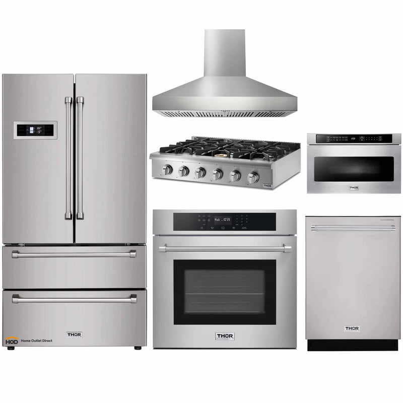 36 Inch Professional Range Hood, 11 Inches Tall in Stainless Steel (duct  cover sold separately) - THOR Kitchen