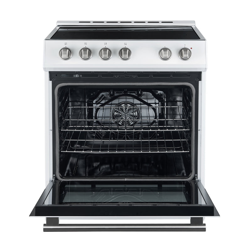 Forno Espresso Package - 30" Electric Range, Range Hood, Refrigerator and Dishwasher in Stainless, White, or Black