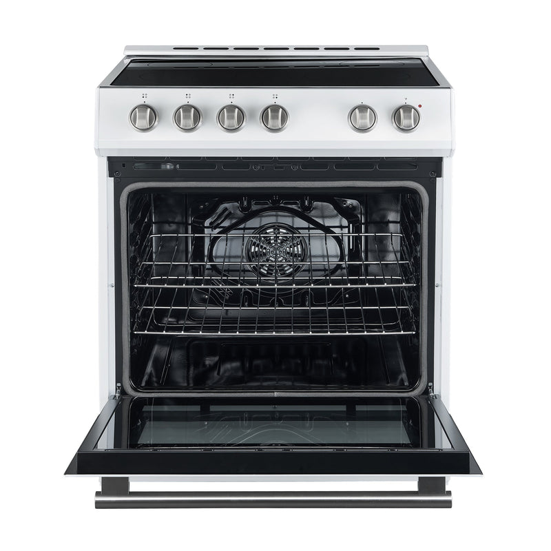 Forno Espresso Package - 30" Electric Range and Refrigerator in Stainless, Black, or White with Accents