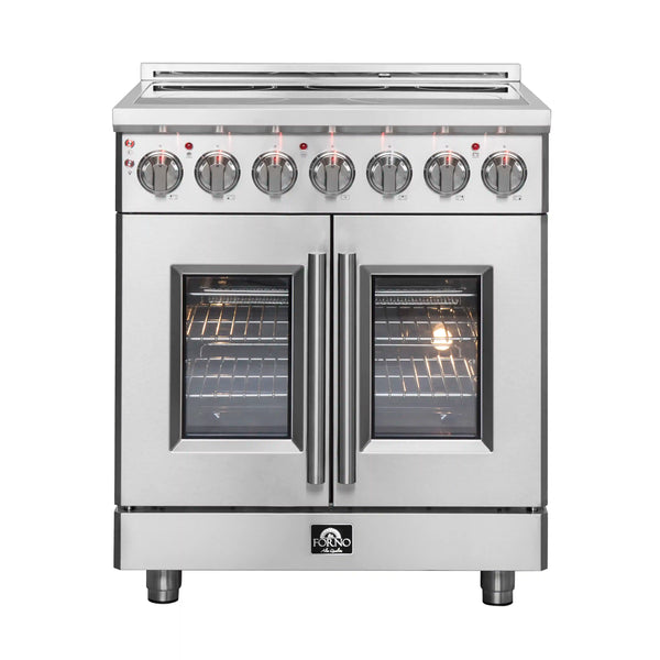 Forno 30 Freestanding Stainless Steel Gas Range with 4.32 Cu. Ft.  Convection Oven FFSGS6239-30