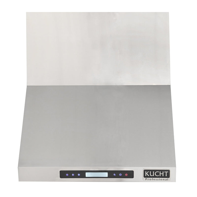 Kucht 30-Inch Wall Mounted Range Hood 900 CFM in Stainless Steel (KRH3021A)