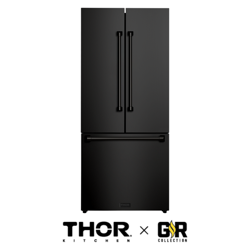 Gordon Ramsay by THOR Kitchen Package - 48" Gas Range, 30" Refrigerator with Ice Maker and Dishwasher in Stainless Steel, AP-RSG48EB-1