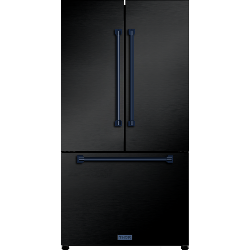 Gordon Ramsay by THOR Kitchen Package - 36" Gas Range, 36" Refrigerator with Ice Maker and Dishwasher in Stainless Steel, AP-RSG36B-2