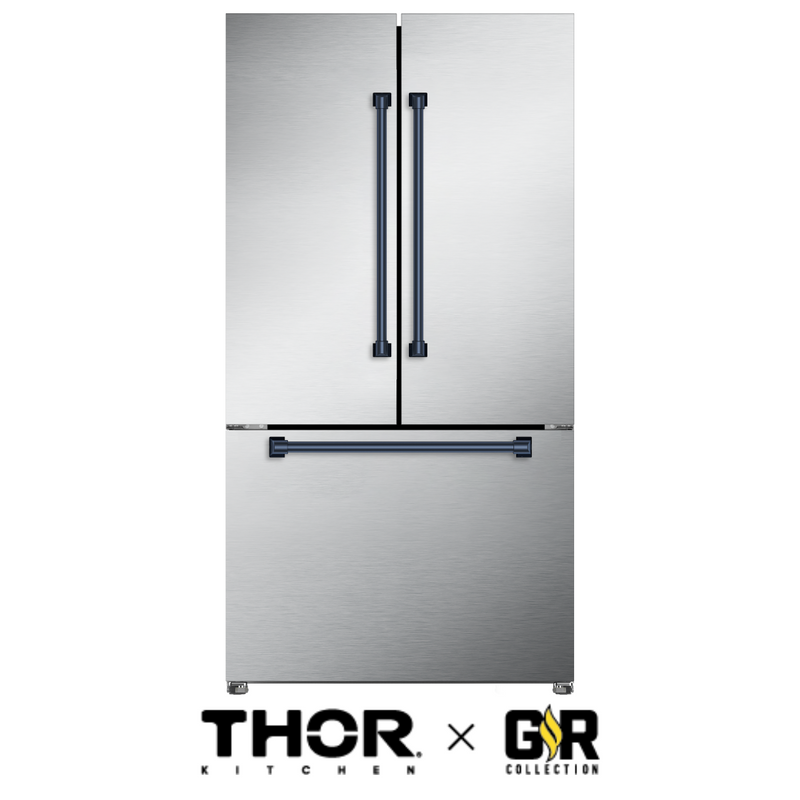 Gordon Ramsay by THOR Kitchen Package - 36" Gas Range, 36" Refrigerator with Ice Maker and Dishwasher in Stainless Steel, AP-RSG36-2