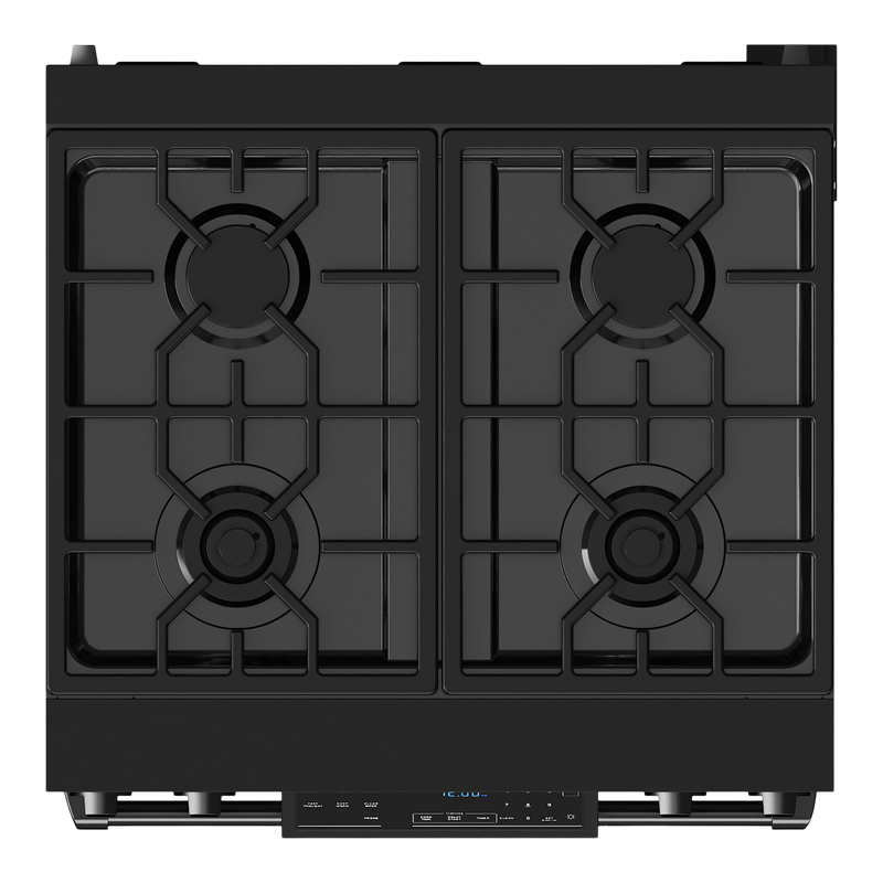 Gordon Ramsay by THOR Kitchen 30" 4.55 cu. ft. Professional Natural Gas Range with Tilt Panel Touch Control and Self-Clean in Stainless Steel, RSG30B