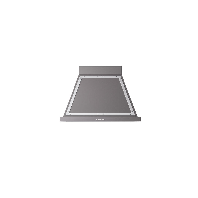 ILVE 36" Nostalgie style wall-mounted extractor Range hood in steel or painted steel with frames - UANB36