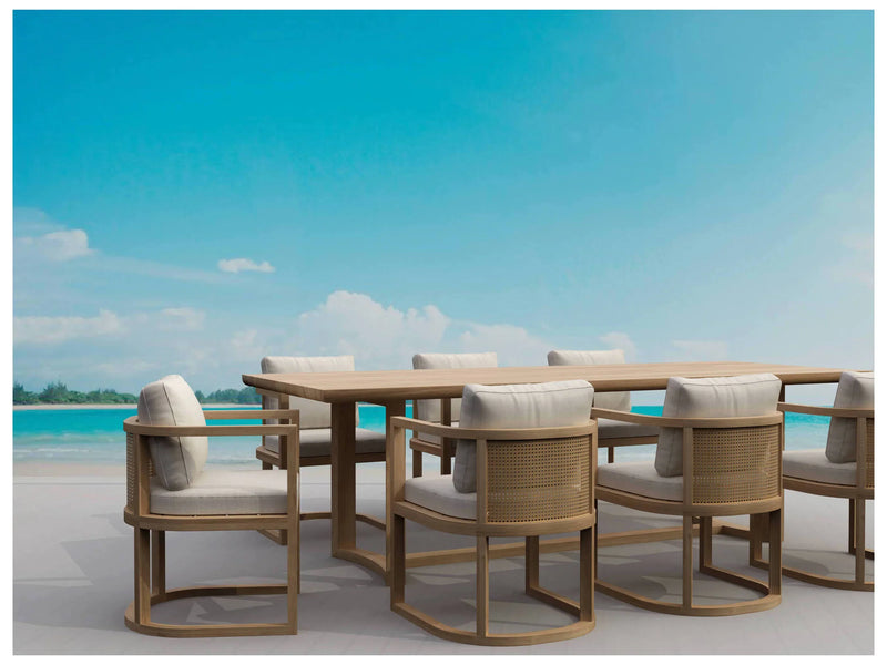 Anderson Teak 7-pc Junus Outdoor Dining Set - SET-223