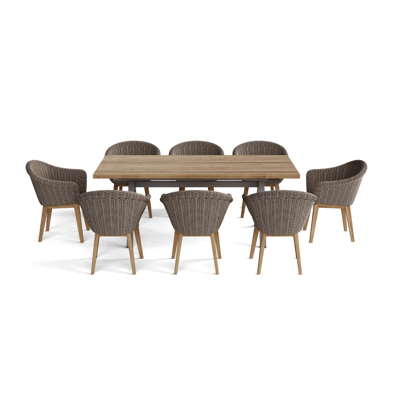 Anderson Teak 9-pc Alura Padua Dining Table Set - SET-39A