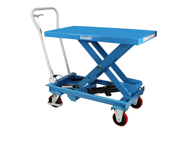 EOSLIFT Industrial Grade Manual Scissor Lift Table Cart 1100 lbs Capac