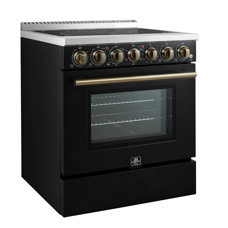 Forno Espresso 30" 4.38 cu. ft. Freestanding Electric Range in Stainless Steel, FFSEL6011-30