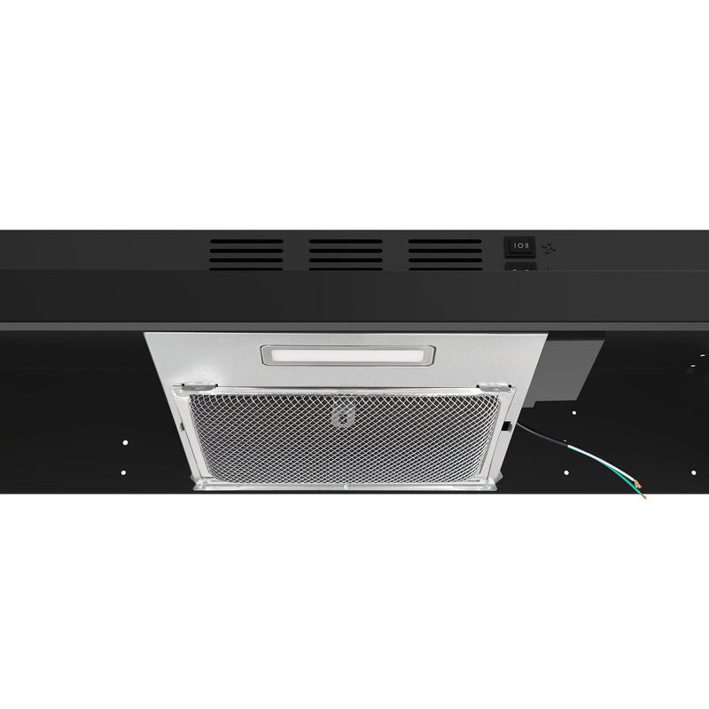 FORNO Espresso Cappa 30" 200 CFM Compact Under Cabinet Convertible Range Hood in Stainless Steel, FRHUC5200-30