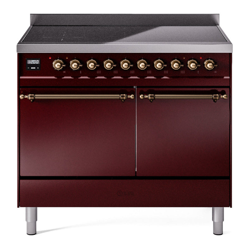 ILVE Nostalgie II 40" Electric Range with 6 Induction Elements Solid Door - UPDI406QNMP