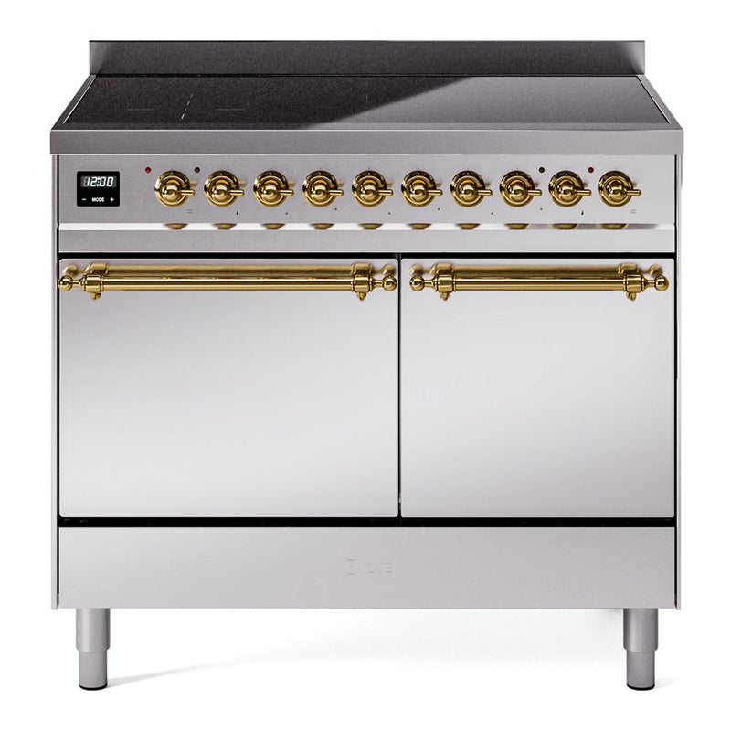 ILVE Nostalgie II 40" Electric Range with 6 Induction Elements Solid Door - UPDI406QNMP