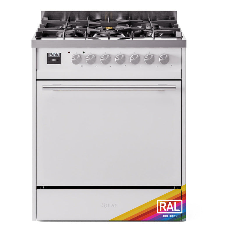 ILVE Professional Plus II 30″ Dual Fuel Range with Solid Door - UP30QMP