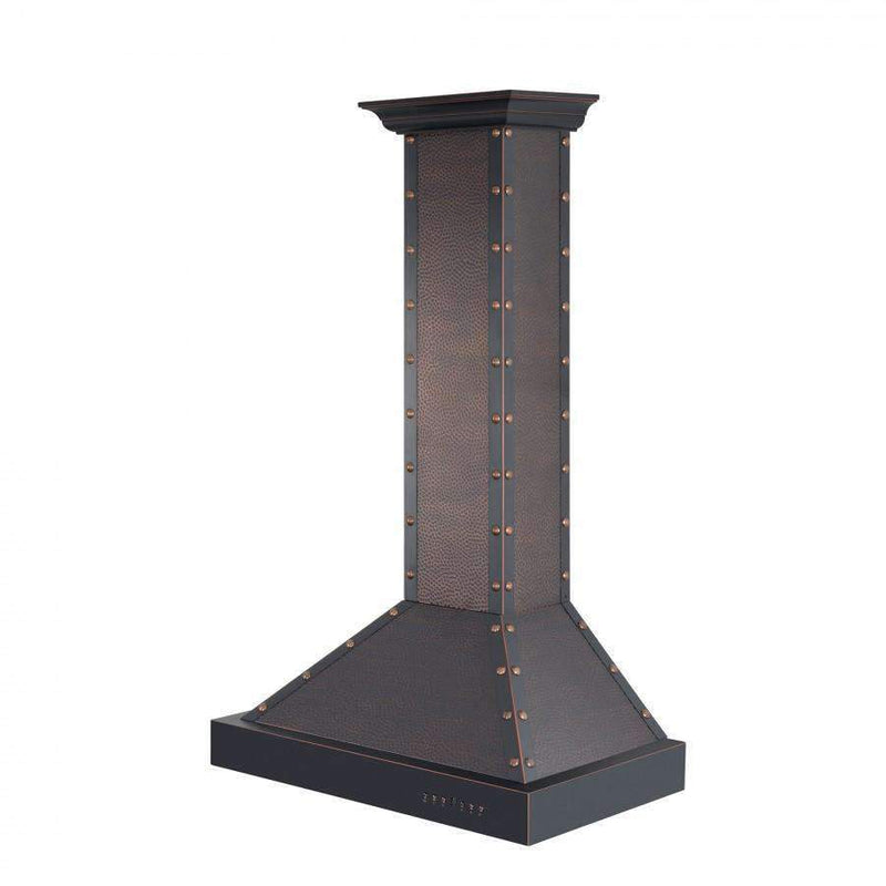 ZLINE 36-Inch Hand-Hammered Copper Finish Wall Range Hood (KB2-HBBXB-36)