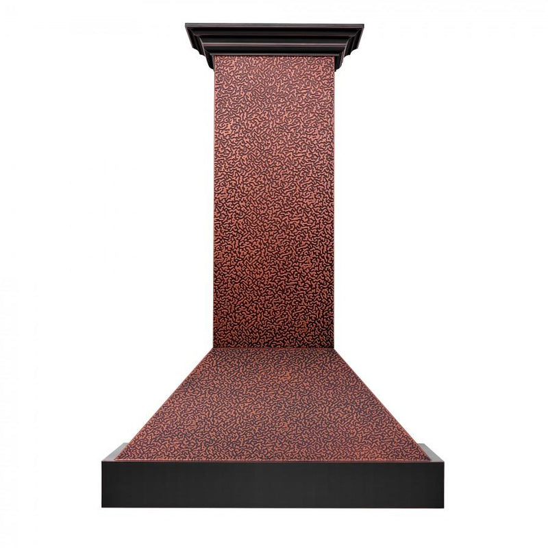 ZLINE 48” Designer Series Hand-Hammered Copper Finish Wall Range Hood with 700 CFM Motor (655-HBXXX-48)