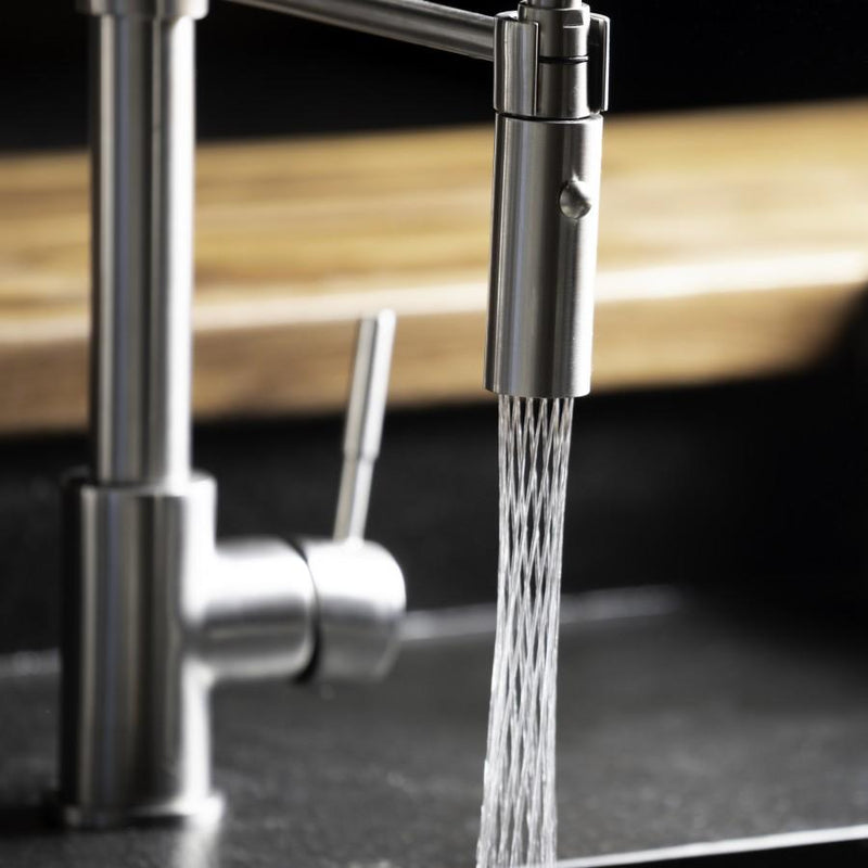 ZLINE Dante Kitchen Faucet in Brushed Nickel (DNT-KF-BN)