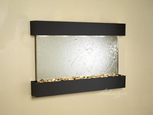 Adagio Sunrise Springs Square Blackened Copper Silver Mirror 