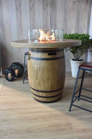 Elementi Lafite Cast Concrete Fire Table