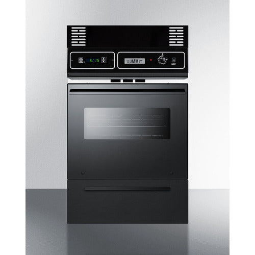 Summit TEM721BKW 24 Wide Electric Wall Oven