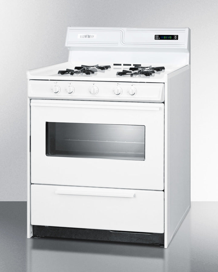 Summit 30" Wide Gas Range