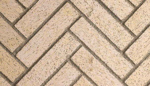 Superior 50", 42", 50"  Vent Free Firebox, Mosaic Masonry Brick, Ivory Split Herringbone